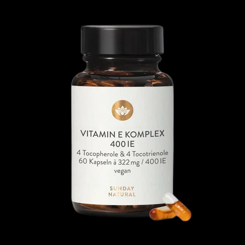 Sunday Natural Vitamine E 400 UI naturelle vegan
