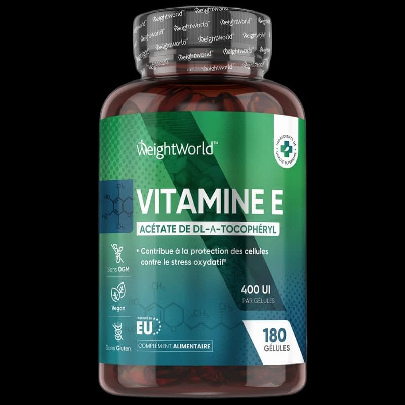 WeightWorld Vitamine E 400 UI 180 capsules