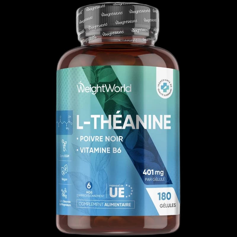 WeightWorld L-Théanine Naturelle 400 mg