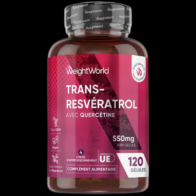 WeightWorld Trans-Resvératrol 550mg