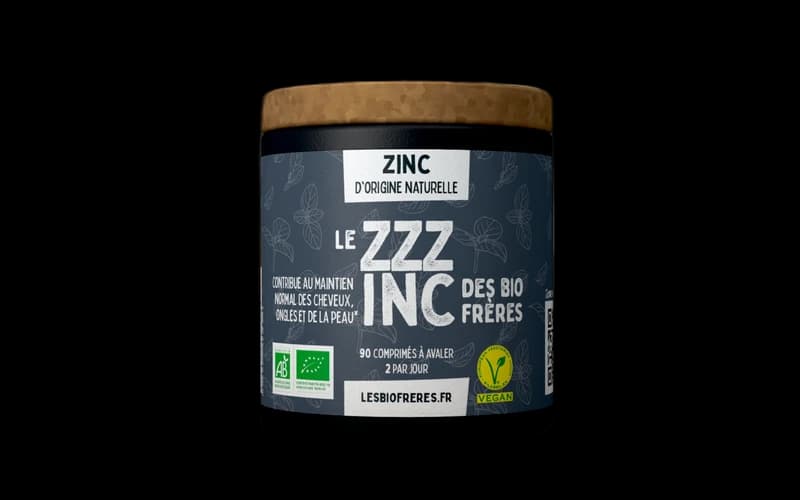 Les Bio Frères ZZZinc - Zinc vegan d'origine naturelle